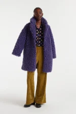 Βελούδινο παντελόνι σε χρώμα ώχρας COMPANIA FANTASTICA FW25-26 - Image 5