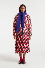 Μίντι φούστα με στάμπα Heart Attack COMPANIA FANTASTICA FW25-26 - Image 6