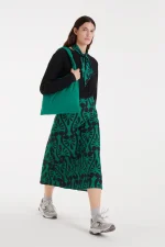 Μίντι φούστα με μπαρόκ print COMPANIA FANTASTICA FW25-26 - Image 6