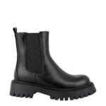 Γυναικεία μποτάκια μαύρα SEVEN FW25-26