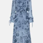 Εμπριμέ μίντι φόρεμα με βολάν LYNNE FW25-26