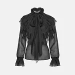 Πουκάμισο με βολάν και δέσιμο στον λαιμό LYNNE FW25-26