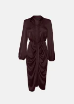 Satin-look and lace dress LYNNE FW25-26