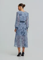 Printed midi dress with ruffles LYNNE FW25-26 - Image 6
