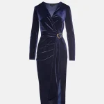 Μίντι εφαρμοστό φόρεμα με όψη βελούδου LYNNE FW25-26