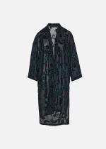 Manto cardigan in devore fabric LYNNE FW25-26