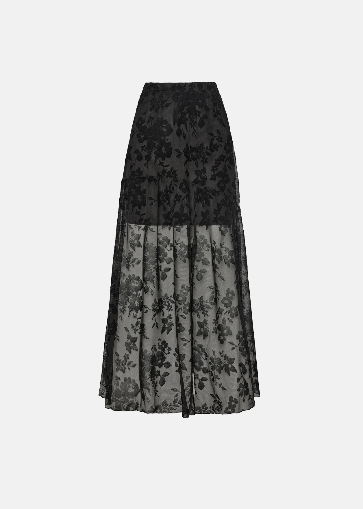 Μάξι φούστα από devore ύφασμα LYNNE FW25-26