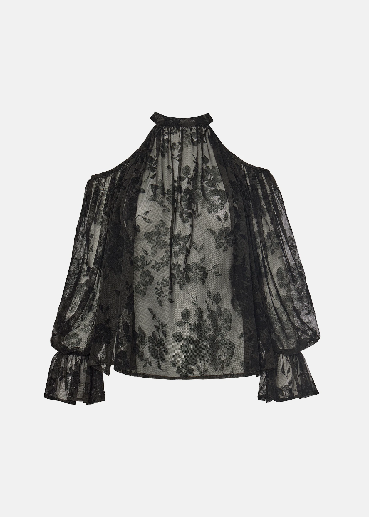 Μπλούζα από devore δαντέλα LYNNE FW25-26
