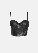 Matte sequined bustier LYNNE FW25-26