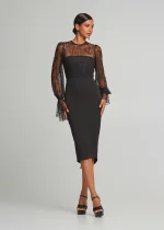 Μακρυμάνικο φόρεμα από δαντέλα LYNNE FW25-26 - Image 2