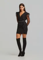 Μίνι πουά φόρεμα από τούλι LYNNE FW25-26 - Image 2