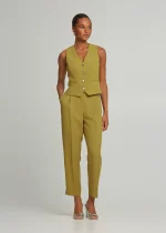 Cropped fabric pants LYNNE FW25-26 - Image 3