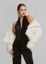 Faux fur with mink look LYNNE FW25-26 - Image 4