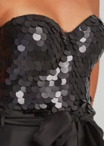 Matte sequined bustier LYNNE FW25-26 - Image 4