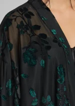 Manto cardigan in devore fabric LYNNE FW25-26 - Image 5