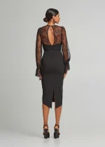 Μακρυμάνικο φόρεμα από δαντέλα LYNNE FW25-26 - Image 6