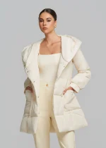 Jacket with a pronounced hood LYNNE FW25-26 - Image 2