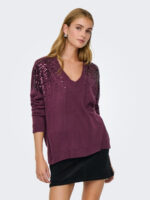 Boxy Women's Sweater Mauve ONLY FW25-26