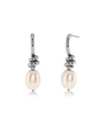 Swivel Earrings Pearl S Steel EDBLAD SS26