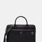 MONACO leather laptop bag GUESS SS26