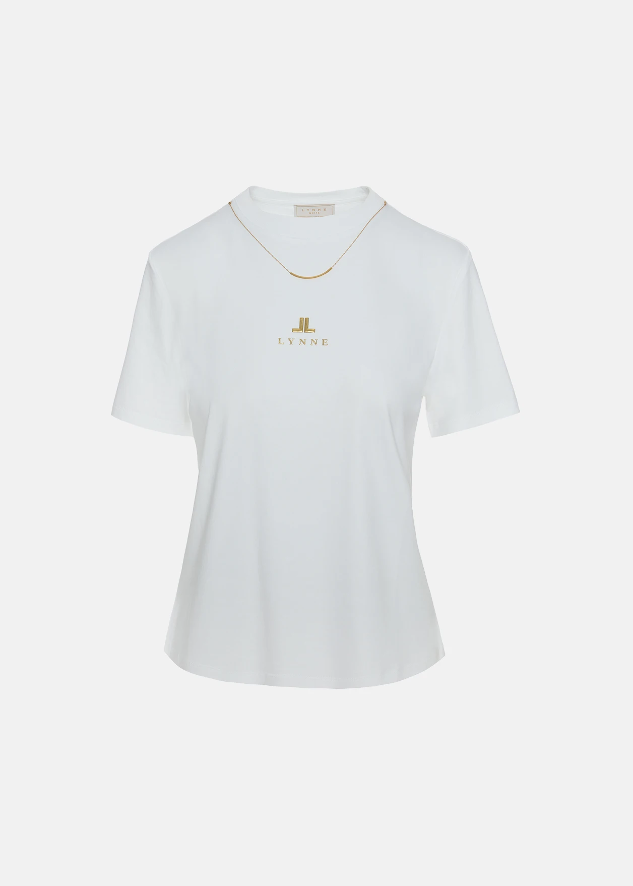 Βαμβακερή μπλούζα με αλυσίδα και Logo LYNNE SS26