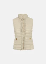 Sleeveless jacket with ruffles LYNNE SS26