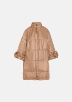 Long jacket with appliqued flowers LYNNE SS26