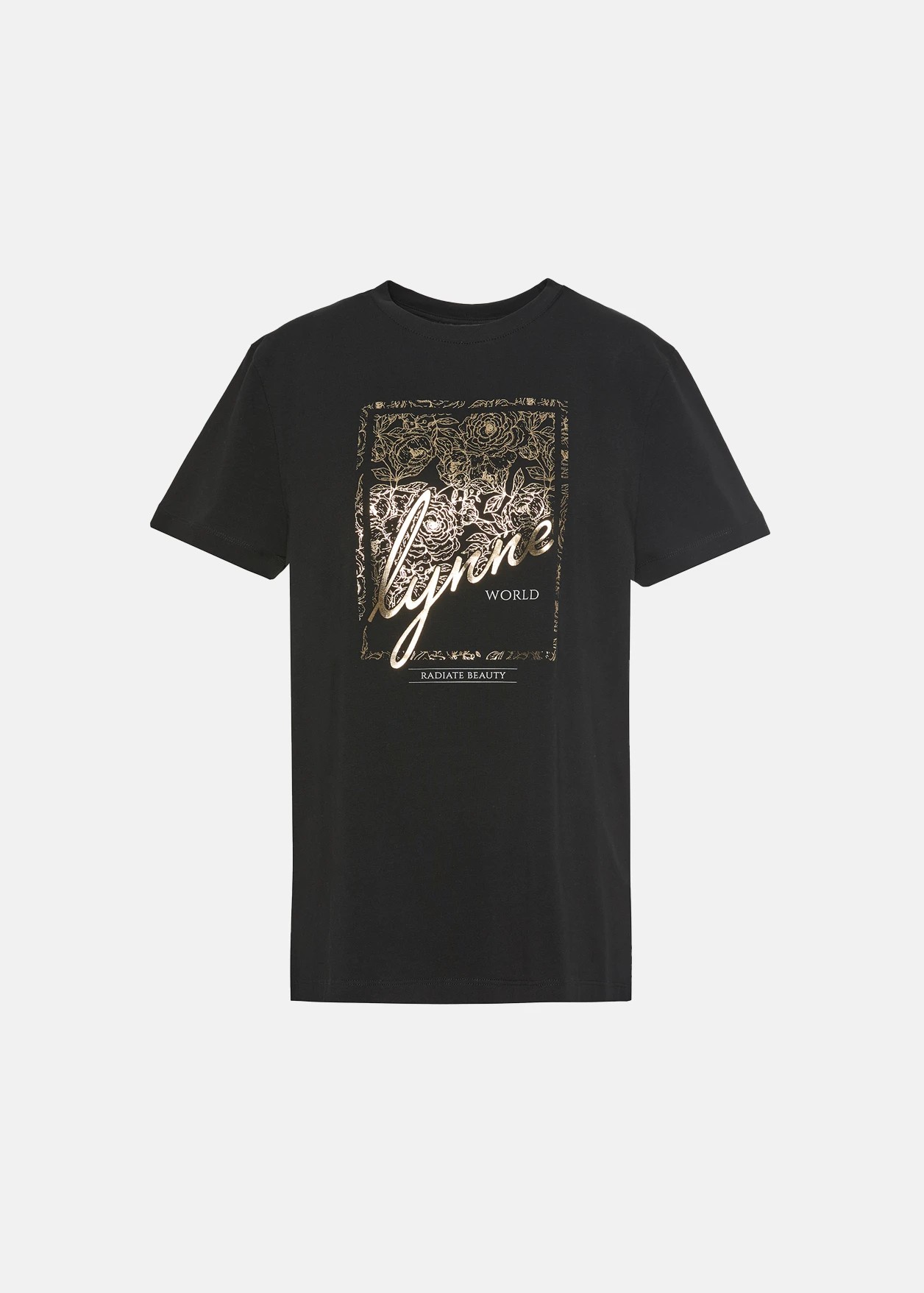 1 T-shirt with metallic logo print LYNNE SS26 - Image 1