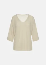 Knitted blouse with 3/4 sleeves LYNNE SS26
