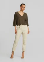 Knitted blouse with 3/4 sleeves LYNNE SS26