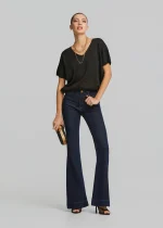 Knitted lurex blouse with V-neckline LYNNE SS26 - Image 2