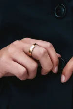 Monarch ring gold EDBLAD SS26 - Image 2