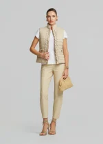Sleeveless jacket with ruffles LYNNE SS26 - Image 2