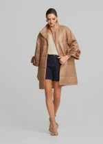 Long jacket with appliqued flowers LYNNE SS26 - Image 2