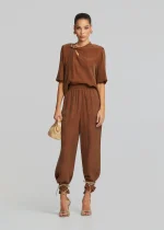 Vegan silk blouse with metallic element LYNNE SS26 - Image 2