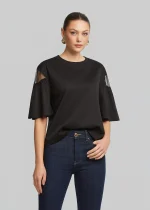 Blouse with transparent detail LYNNE SS26 - Image 2