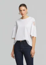Blouse with transparent detail LYNNE SS26 - Image 3