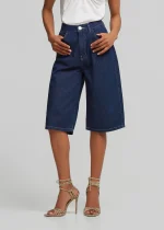 Τζιν ζιπ-κιλότ σε ίσια γραμμή LYNNE SS26 - Image 3