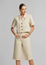 Bermuda shorts made of bull denim fabric LYNNE SS26 - Image 3