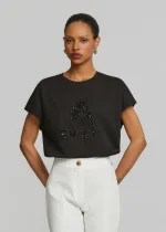 Blouse with embroidered print LYNNE SS26 - Image 3