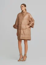 Long jacket with appliqued flowers LYNNE SS26 - Image 4