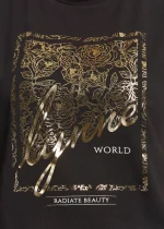 T-shirt with metallic logo print LYNNE SS26 - Image 4