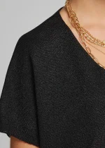 Knitted lurex blouse with V-neckline LYNNE SS26 - Image 5