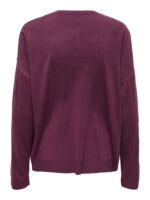 Boxy Women's Sweater Mauve ONLY FW25-26 - Image 6