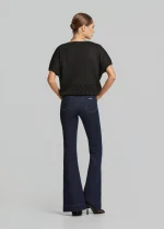 Knitted lurex blouse with V-neckline LYNNE SS26 - Image 6