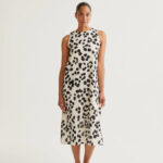 Dalmatian print midi dress COMPANIA FANTASTICA SS26