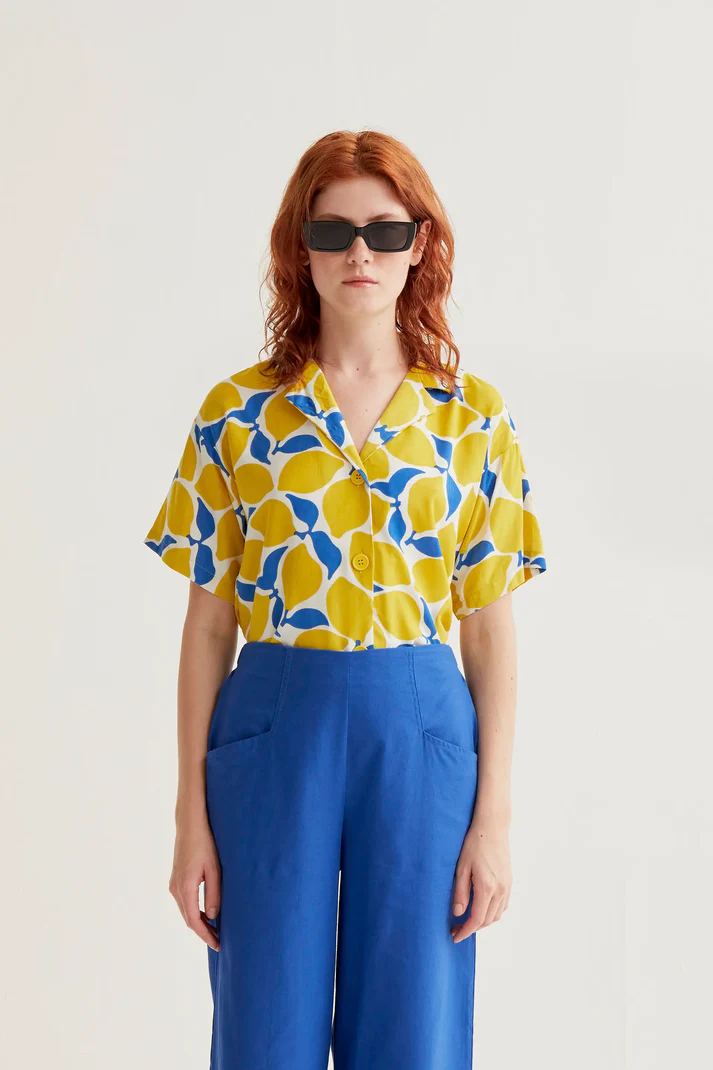 1 Limoncello print shirt COMPANIA FANTASTICA SS26 - Image 1