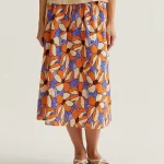 Μίντι φούστα με στάμπα Marigold COMPANIA FANTASTICA SS26