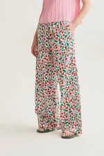 Παντελόνι από 100% βαμβάκι με μπορντό τύπωμα COMPANIA FANTASTICA SS26