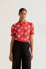 Πουκάμισο με τύπωμα Harmony Red COMPANIA FANTASTICA SS26